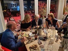 Dinner at The George